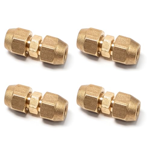 Sxutop 4 Stück Klimaanlage Split Verbindungsnippel Set 3/8 Zoll Klimazubehör-Doppelnippel für Kupferrohre Klimaanlagen Verschraubung Kupferrohr Verbinder für Außendurchmesser 9.52-10mm Kupferrohr Sxutop 4 Stück Klimaanlage Split Verbindungsnippel Set 3/8 Zoll Klimazubehör-Doppelnippel für Kupferrohre Klimaanlagen Verschraubung Kupferrohr Verbinder für Außendurchmesser 9.52-10mm Kupferrohr von Sxutop
