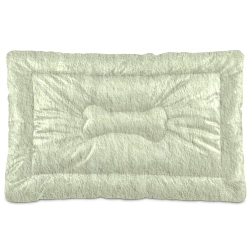 Hundebett-Matte, waschbar, weich, bequem, rutschfeste Unterseite, für große, mittelgroße und kleine Hunde, 91,4 x 61 cm, Grün von SyXIOP