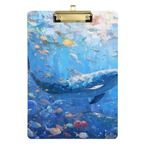 Ölgemälde der Ozeantiere A4 Form Klemmbrett Bürobedarf Klemmbrett Hartplatte für 5. Klasse Klassenzimmer Essentials für Lehrer Größe 22,9 x 30,5 cm Ölgemälde der Ozeantiere A4 Form Klemmbrett Bürobedarf Klemmbrett Hartplatte für 5. Klasse Klassenzimmer Essentials für Lehrer Größe 22,9 x 30,5 cm von SyXIOP