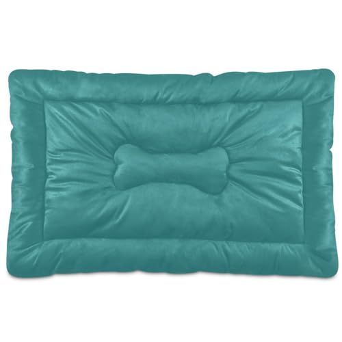 SyXIOP Hunde- und Katzenbett, waschbar, weich, bequem, rutschfeste Unterseite, für große, mittelgroße und kleine Hunde, 91,4 x 61 cm, Grün SyXIOP Hunde- und Katzenbett, waschbar, weich, bequem, rutschfeste Unterseite, für große, mittelgroße und kleine Hunde, 91,4 x 61 cm, Grün von SyXIOP