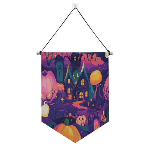 The Evil Yellow Pumpkin on Halloween Decorations Hanging Fabric Banner with Telescopic Rod Pin Display Banner Yard Decorations Outdoor for Festival & Special Day Banderitas The Evil Yellow Pumpkin on Halloween Decorations Hanging Fabric Banner with Telescopic Rod Pin Display Banner Yard Decorations Outdoor for Festival & Special Day Banderitas von SyXIOP