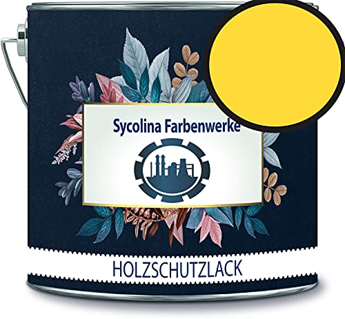 Holzschutzlack Holzlack Holzlasur wetterbeständiger Langzeitschutz Wetterschutzfarbe Holzschutzfarbe RAL 1018 Zinkgelb // Sycolina Farbenwerke Holzschutzlack Holzlack Holzlasur wetterbeständiger Langzeitschutz Wetterschutzfarbe Holzschutzfarbe RAL 1018 Zinkgelb // Sycolina Farbenwerke von Sycolina Farbenwerke
