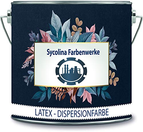 Sycolina Farbenwerke Latexfarbe Bunt Dispersionsfarbe strapazierfähige Wandfarbe in vielen hochwertigen Farben (10 l, Macchiato Beige) von Sycolina Farbenwerke