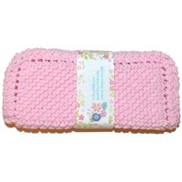 Handgestrickte Geschirrtücher, Baby Rosa, Gestrickte Waschlappen, Rosa 2Er-Set von SydneyKathryns