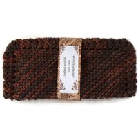 Handgestrickte Geschirrtücher, Braune Gestrickte Gestrickte Und Rost Spültücher, Handgemachte 2Er Set von SydneyKathryns