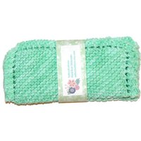 Handgestrickte Geschirrtücher, Gestrickte Waschlappen, Gestrickte Gesichtswäsche, 2Er Set Mintgrün von SydneyKathryns
