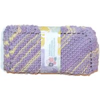 Handgestrickte Geschirrtücher, Lavendel Und Gelbe Gestrickte Geschirrtücher von SydneyKathryns
