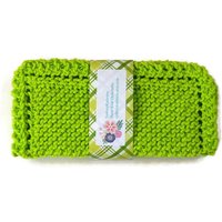 Handgestrickte Geschirrtücher, Limonengrüne Geschirrtücher, Gestrickte Set Von 2 Geschirrtüchern, Grüne Geschirrtücher von SydneyKathryns