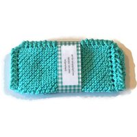 Handgestrickte Geschirrtücher, Türkise Gestrickte Dish Tücher von SydneyKathryns