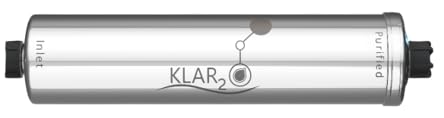 Klar2O Wasserfilter - filtert bis zu 99,99% Mikroplastik, Nanoplastik & PFAS dank patentierter Klar2O Technologie von Sydros