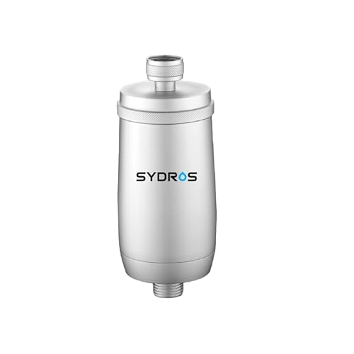 Sydros Ferox 5-Stufen-Filter – Entfernt bis zu 99% der Schadstoffe (Mikroplastik, Chlor, PFAS) & filtert über 500 Schadstoffe – Hochleistungsschutz für Ihre Gesundheit Duschfilter von Sydros