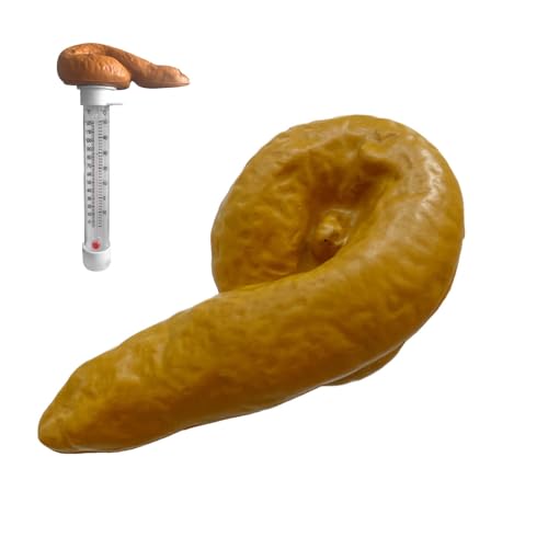Schwimmendes Poolthermometer, Poop-Förmiges Prank-Thermometer, Wassertemperaturmesser Für Außen- Und Innenschwimmbäder, Spas, Aquarien Und Fischteiche Schwimmendes Poolthermometer, Poop-Förmiges Prank-Thermometer, Wassertemperaturmesser Für Außen- Und Innenschwimmbäder, Spas, Aquarien Und Fischteiche von Syengery