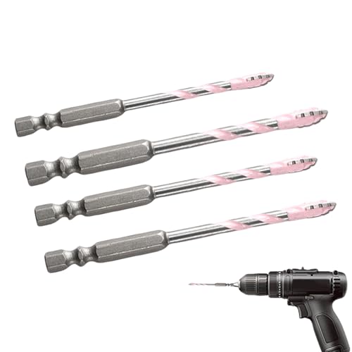 Syengery Betonbohrer Set - 4er-Set Ziegelbohrer Mit Exzentrischer Verzahnung | Robuste 4-Schneiden Elektrobohrer Für Fliesen Keramik Glas Stahl Holz Gipskarton Und Beton Syengery Betonbohrer Set - 4er-Set Ziegelbohrer Mit Exzentrischer Verzahnung | Robuste 4-Schneiden Elektrobohrer Für Fliesen Keramik Glas Stahl Holz Gipskarton Und Beton von Syengery