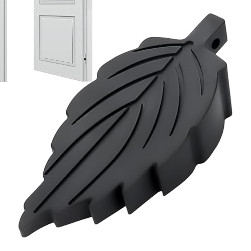 Syengery Blattförmiger Türstopper | Türkeil In Blattdesign Mit Schutzfunktion,Babysicherer Türstopper Flexibel Zur Schadensverhinderung von Syengery