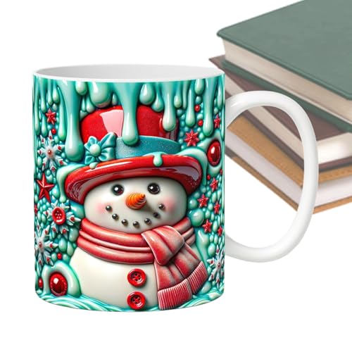 Syengery Christmas Cups, Keramik Winter Kaffeetasse Mit Griff, 35cl Design Trinkgefäße Für Tee Geburtstag Festliche Küche Mädchen Frauen Syengery Christmas Cups, Keramik Winter Kaffeetasse Mit Griff, 35cl Design Trinkgefäße Für Tee Geburtstag Festliche Küche Mädchen Frauen von Syengery