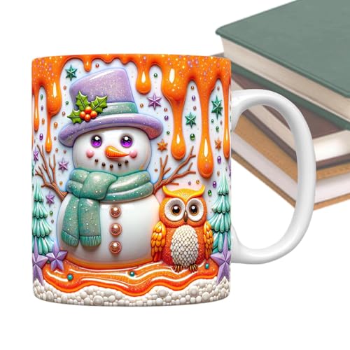 Syengery Christmas Cups,Keramik Winter Kaffeetasse Mit Griff | 3D Design Trinkgefäß Für Tee Getränk Frauen Mädchen Festlich Geburtstag Urlaub Syengery Christmas Cups,Keramik Winter Kaffeetasse Mit Griff | 3D Design Trinkgefäß Für Tee Getränk Frauen Mädchen Festlich Geburtstag Urlaub von Syengery
