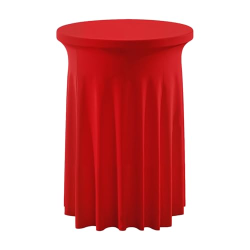 Syengery Cocktail Tischdecke | Spandex Stretch Cocktailtischdecke Weihnachten - Passgenaue Bankett Tischdecken Deko Zubehör Für Haus Pub Hochzeiten Indoor Outdoor Geburtstag Bistro von Syengery