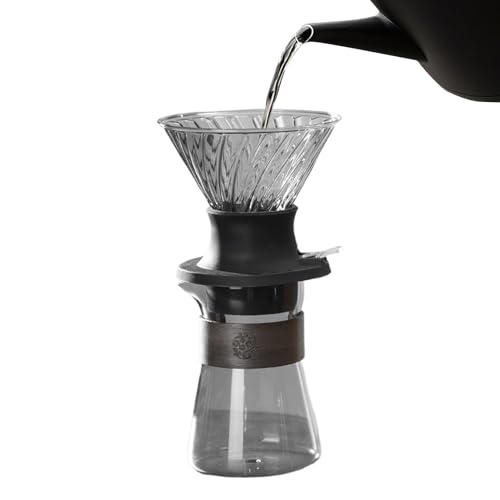 Syengery Drip Brew Kaffeetasse | Pour-Over-Kaffeebrüher Inklusive Brühbecher - Abnehmbares Werkzeug mit Schnellfiltration für Haushalt Wohnheim Hotel Camping - Für Zuhause Wohnung Studentenwohnung von Syengery