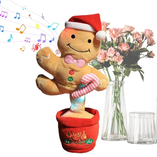 Syengery Elektrischer Weihnachtsbaum Tanz Musik Spielzeug | Elektrische Singende Leuchtende Weihnachtsbaum Figur,Saisonale Deko Für Schlafzimmer Thanksgiving Feiertag Geburtstag von Syengery