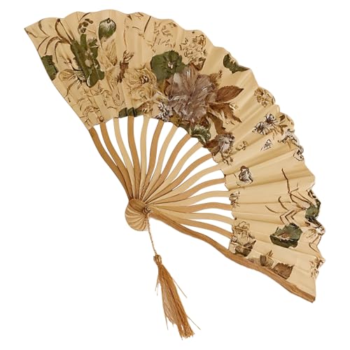 Syengery Faltbarer Handfächer, Klassischer Klapperfächer Im Retro-Look, Chinesischer Stil Kühlzubehör Tragbar Für Veranstaltungsbesucher Karnevals Musikfeste Reisen Tänze Syengery Faltbarer Handfächer, Klassischer Klapperfächer Im Retro-Look, Chinesischer Stil Kühlzubehör Tragbar Für Veranstaltungsbesucher Karnevals Musikfeste Reisen Tänze von Syengery
