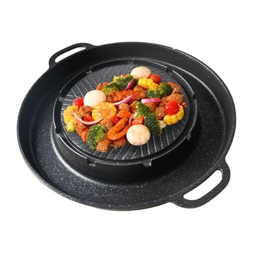 Syengery Grillpfanne Hotpot 2 In 1 | Grillpfanne Für Indoors Kochen,Antihaftbeschichtete Grillplatte Tragbar Für Küche Tisch Grill Camping Outdoor Syengery Grillpfanne Hotpot 2 In 1 | Grillpfanne Für Indoors Kochen,Antihaftbeschichtete Grillplatte Tragbar Für Küche Tisch Grill Camping Outdoor von Syengery