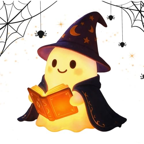 Syengery Halloween Lampe - Geister Lampe - LED Leseleuchte Buch Design Deko Für Urlaub Wohnzimmer Kinder Schreibtisch Schlafzimmer Küche Landhaus Syengery Halloween Lampe - Geister Lampe - LED Leseleuchte Buch Design Deko Für Urlaub Wohnzimmer Kinder Schreibtisch Schlafzimmer Küche Landhaus von Syengery