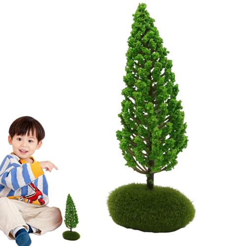 Syengery Mini-Modellbaum,Gefälschter Baum für Heimwerker | Modelleisenbahn-Landschaftsbaum, Gebäudemodell, Heimwerkerhandwerk, Diorama-Zubehör, grüne Landschaftslandschaft von Syengery