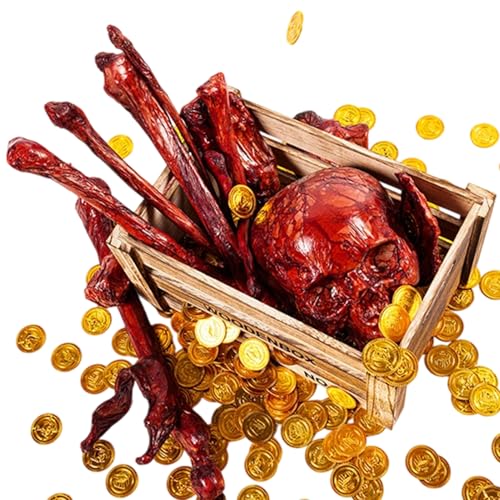 Syengery Skelette Für Halloween | Lebensgroßes Schädel Knochenset - Gruseldekoration Für Garten Vorgarten Party Friedhof Syengery Skelette Für Halloween | Lebensgroßes Schädel Knochenset - Gruseldekoration Für Garten Vorgarten Party Friedhof von Syengery
