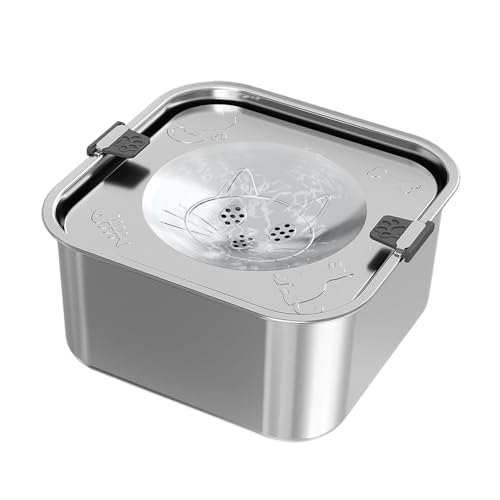 Syengery Slobber Stopper Hundetrinknapf - 3L Edelstahl Hundenapf | Haustierzubehör Welpe Senior Schleichfütterer Wohnung Terrasse Auto Transportbox Außenbereich Syengery Slobber Stopper Hundetrinknapf - 3L Edelstahl Hundenapf | Haustierzubehör Welpe Senior Schleichfütterer Wohnung Terrasse Auto Transportbox Außenbereich von Syengery