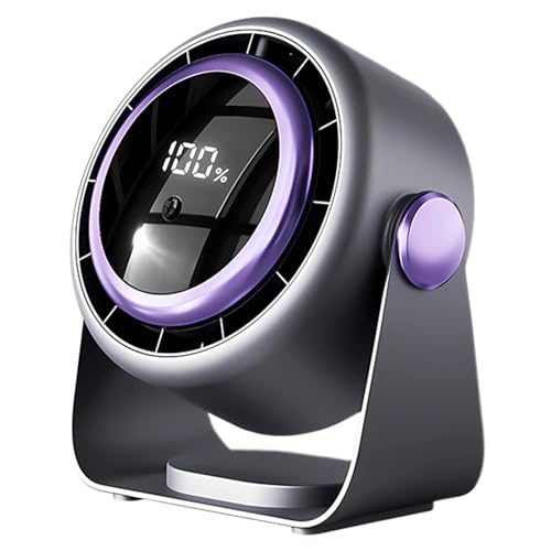 Syengery Tischventilator - Luftzirkulator USB Wiederaufladbar | Tragbarer Ventilator Mit Digitaldisplay Und Berührungssteuerung Für Camping Fitnessraum Schule Garten Schreibtisch Reisen Syengery Tischventilator - Luftzirkulator USB Wiederaufladbar | Tragbarer Ventilator Mit Digitaldisplay Und Berührungssteuerung Für Camping Fitnessraum Schule Garten Schreibtisch Reisen von Syengery