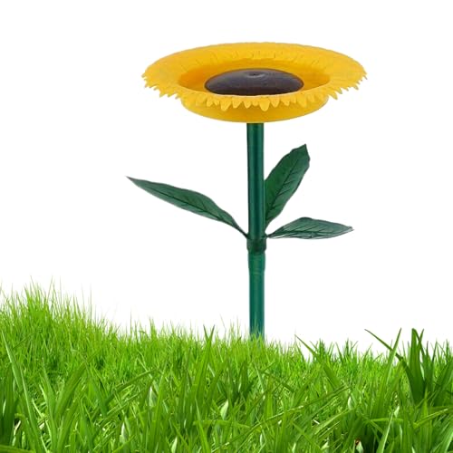 Syengery Vogelfutterstation,Vogelfutterschalen Für Draußen | Selbststehender Sonnenblumen Gartenpflock Zur Tierbeobachtung Für Garten Terrasse Teich von Syengery