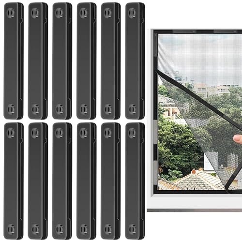 Syengery Vorhänge Magnetverschluss - Selbstklebend 12 Teile Fensterdichtung,Schrank Möbel Tür Zubehör Für Wohnzimmer Schlafzimmer Küche Syengery Vorhänge Magnetverschluss - Selbstklebend 12 Teile Fensterdichtung,Schrank Möbel Tür Zubehör Für Wohnzimmer Schlafzimmer Küche von Syengery