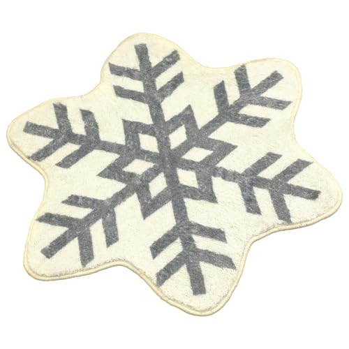 Syengery Weihnachts Teppich Für Wohnzimmer - Weiche Fußmatte 61x61 cm - Rutschfester Weihnachtsteppich,Für Badezimmer Esszimmer Kinderzimmer Wohnzimmer Schlafzimmer von Syengery