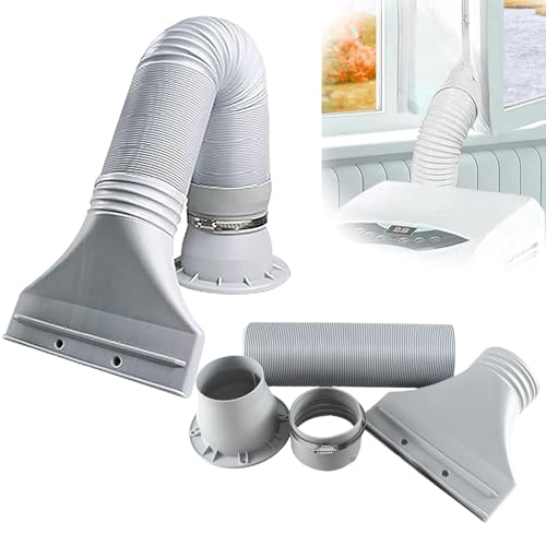 Tragbares Klimaanlagen Fenster Lüftungs Set, Abluftschlauch Kit Mit Verlängerung, Entlüftungsadapter Mit Verlängerungsschlauch Für Zimmer Wohnung von Syengery