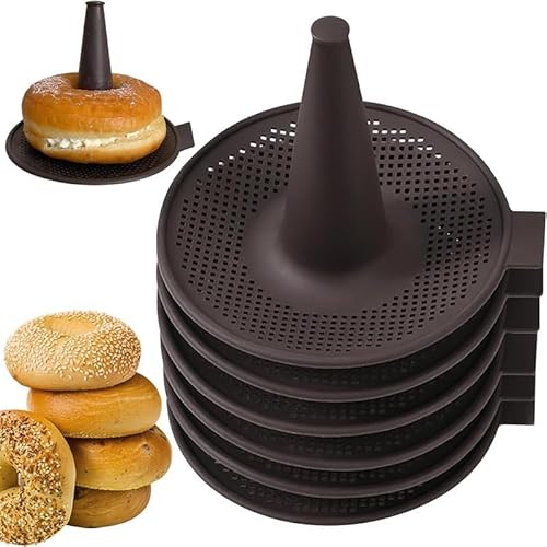 Syfunlv 6stk Donuts Backform,Silikonform,13.5 * 12.5 * 17CM,Silikon Kuchenform,Wiederverwendbare Backform,Antihaftbeschichtet,für Plätzchen,Pudding,Backen,DIY-Backförmchen von Syfunlv