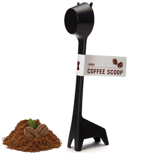 Syfunlv Cafe Messlöffel,Kaffeelöffel, Kaffee Dosierlöffel,Messlöffel mit griff,15,8 cm lang kreativer Cartoon-Giraffen-Form, Kaffeema aus ABS, Wiederverwendbar Kaffeelöffel Löffel für Kaffeedose von Syfunlv