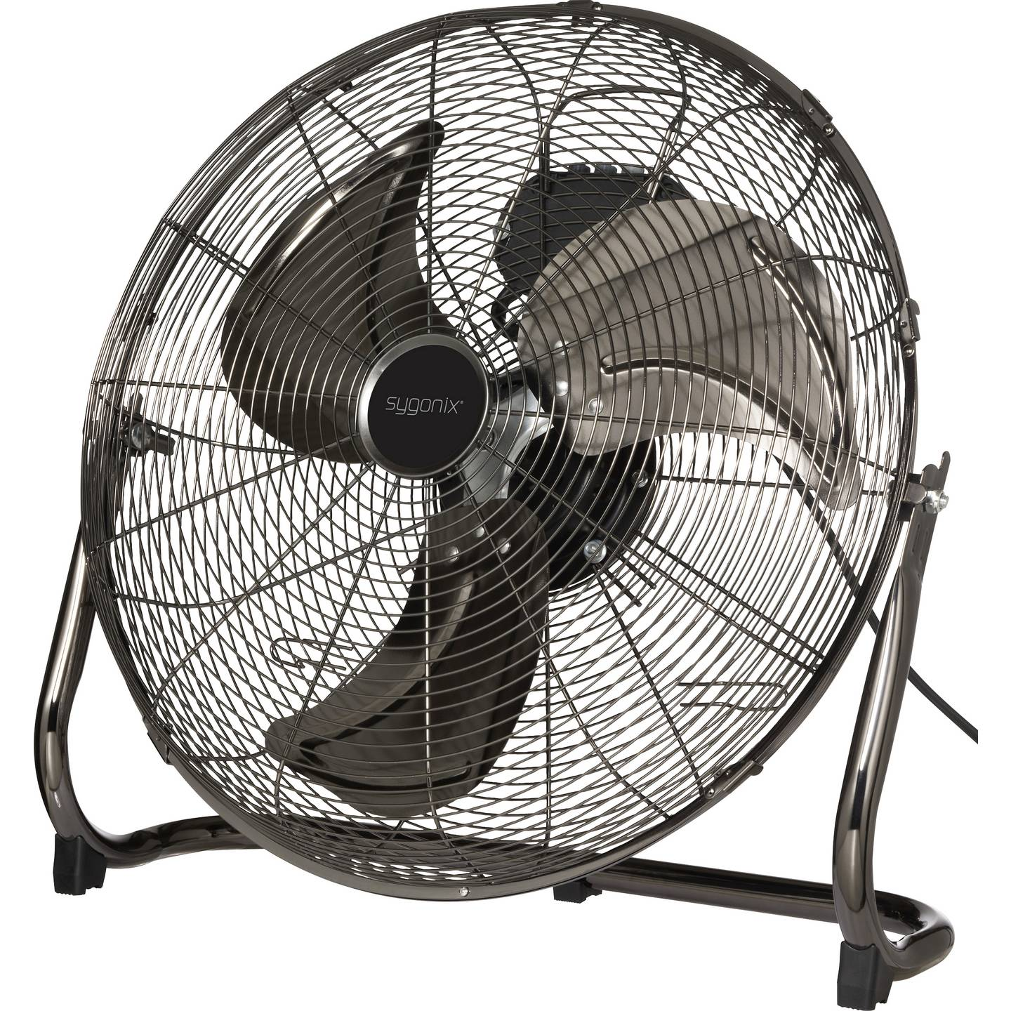 Sygonix Bodenventilator Ventilator Lüfter Schwarz 120 W Metall 45cm Aluminium B-Ware Sygonix Bodenventilator Ventilator Lüfter Schwarz 120 W Metall 45cm Aluminium B-Ware von Sygonix