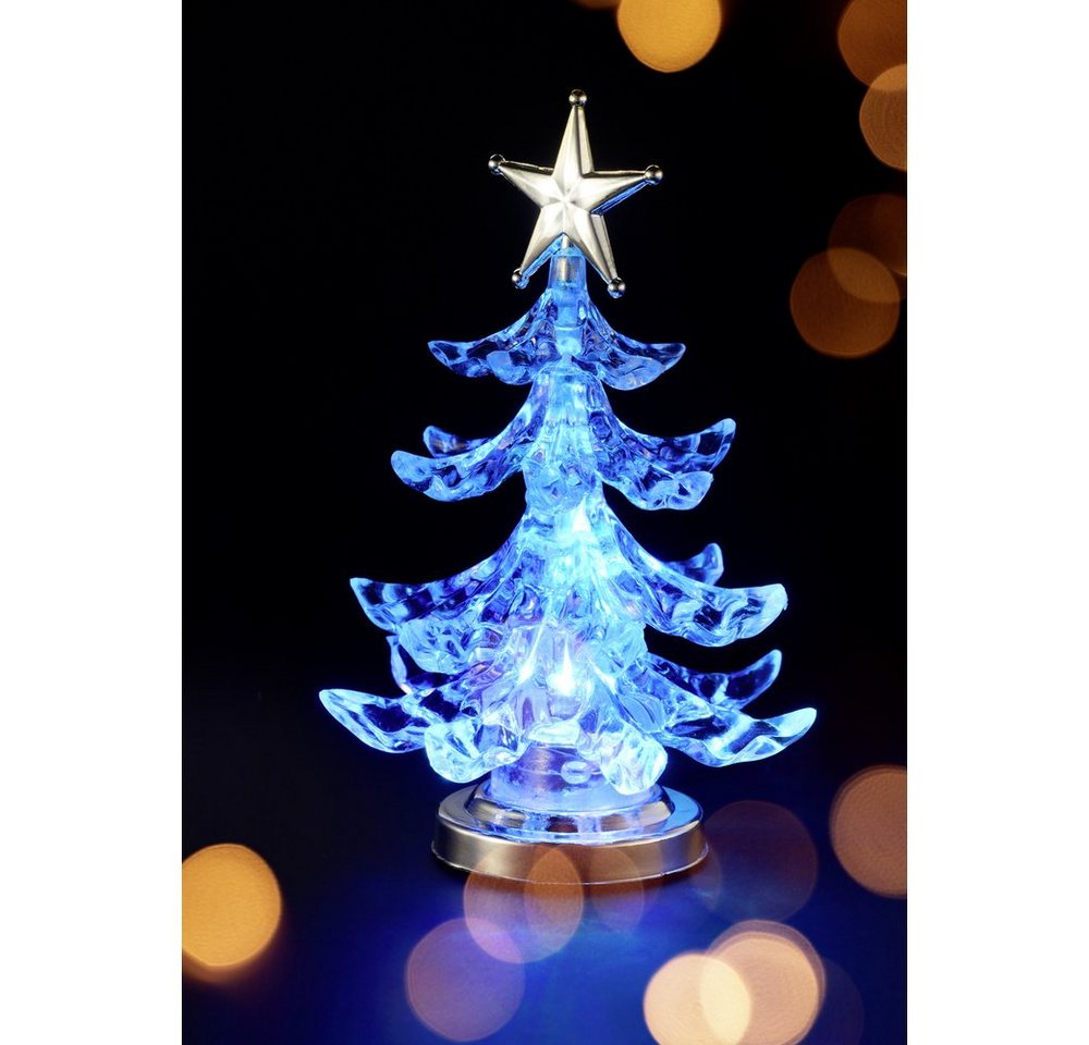 Sygonix Christbaumschmuck Sygonix SY-4722058 Weihnachtsbaum RGB Durchsichtig, Silber von Sygonix