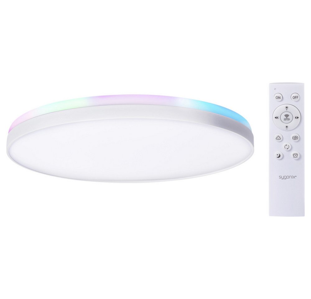 Sygonix Deckenleuchte Sygonix SY-6779492 LED-Deckenleuchte LED LED EEK: F (A - G) 16.8 W We von Sygonix
