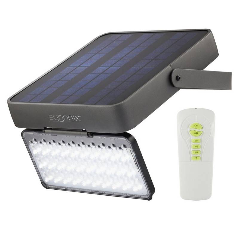 Sygonix Gartenleuchte Sygonix SY-5176608 Solar-Wandstrahler mit Bewegungsmelder SMD LED von Sygonix