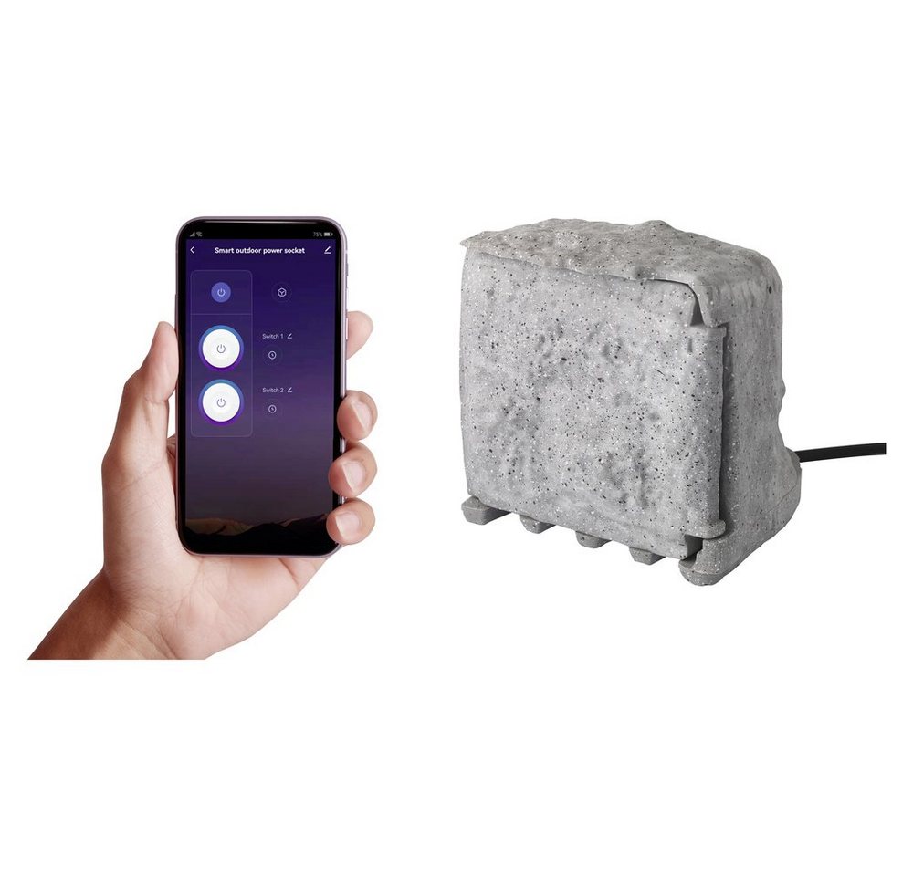 Sygonix Gartensteckdose Sygonix SY-5050592 Gartensteckdose Grau mit Schalter, Steinoptik, pe, SY-5050592 Sygonix Gartensteckdose Sygonix SY-5050592 Gartensteckdose Grau mit Schalter, Steinoptik, pe, SY-5050592 von Sygonix