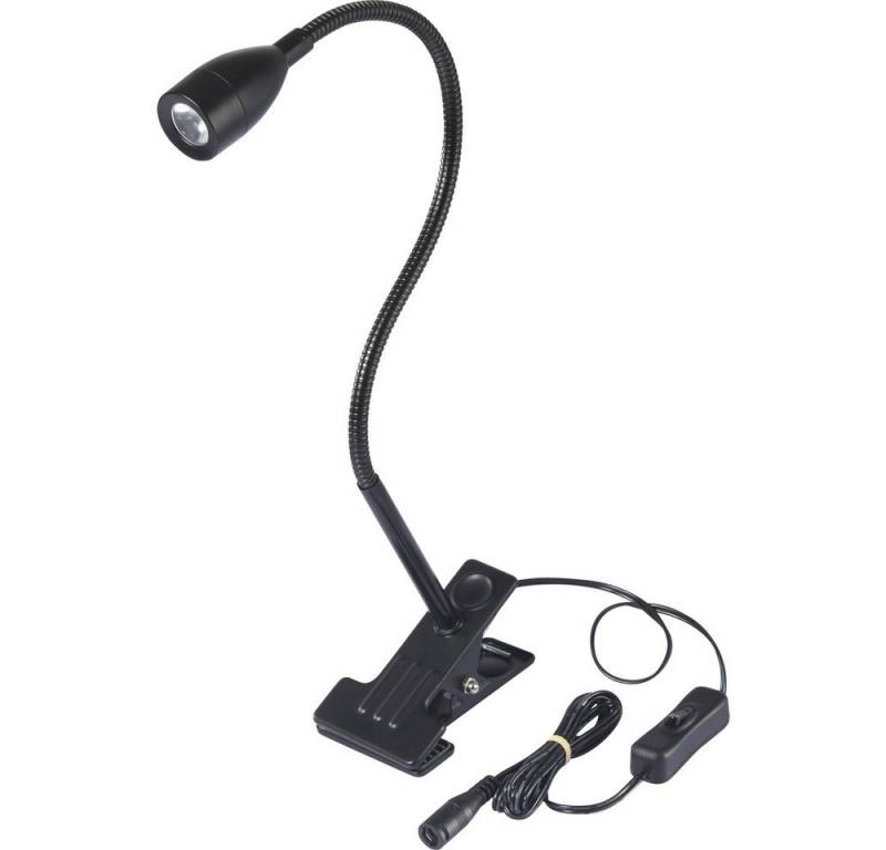 Sygonix Klemmleuchte Sygonix SY-6737554 LED-Tischlampe LED 3.5 W Schwarz von Sygonix