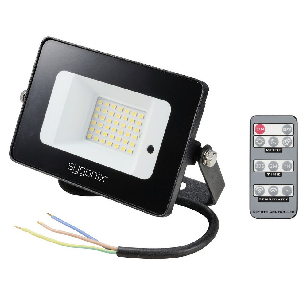 Sygonix LED Flutlichtstrahler Sygonix SY-5995280 LED-Außenstrahler mit Bewegungsmelder EEK: C (A - Sygonix LED Flutlichtstrahler Sygonix SY-5995280 LED-Außenstrahler mit Bewegungsmelder EEK: C (A - von Sygonix