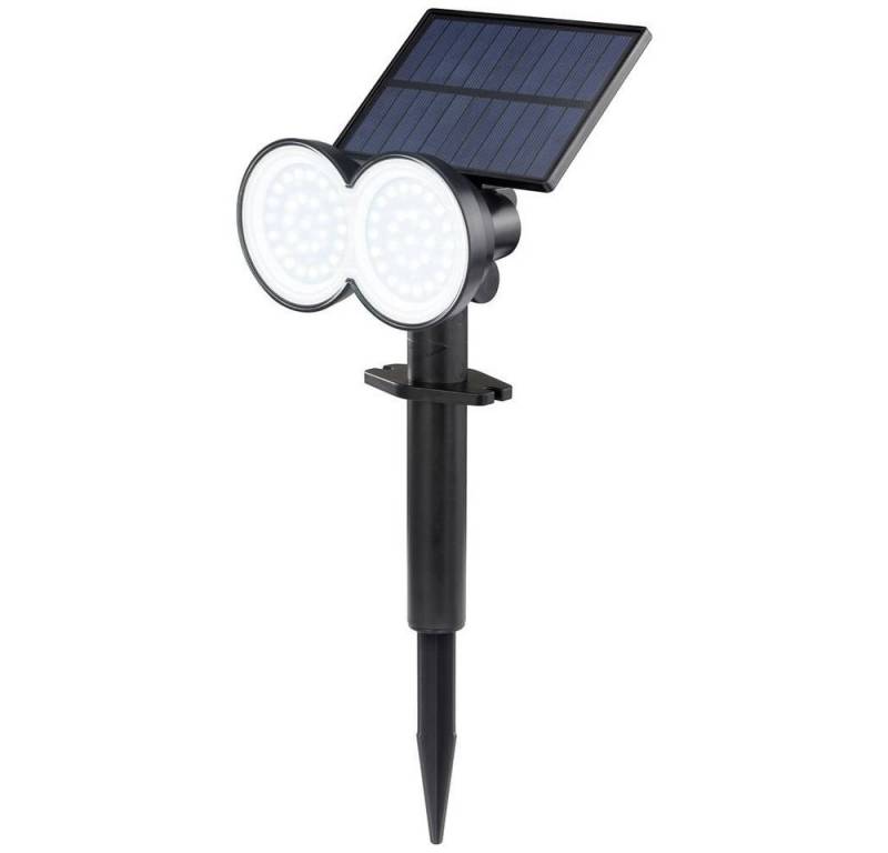 Sygonix LED Solarleuchte LED-Solar-Spieß-Leuchte, Lichtaustritt einstellbar, Mit Erdspieß, Mit Schalter von Sygonix