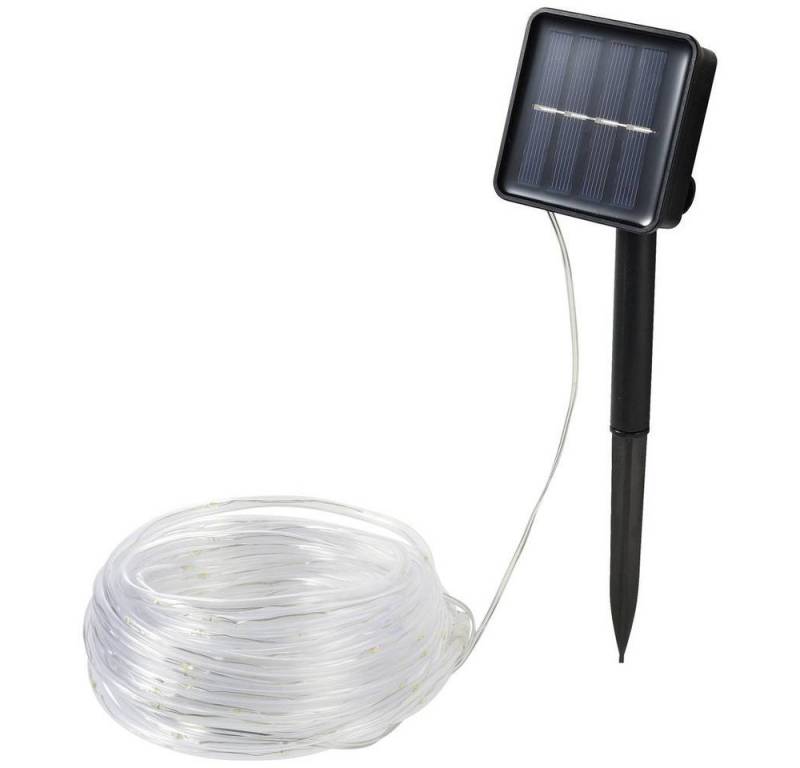 Sygonix LED Solarleuchte SOLAR LICHTERSCHLAUCH 10 M, Akkubetrieb, Mit Erdspieß, Mit Schalter von Sygonix