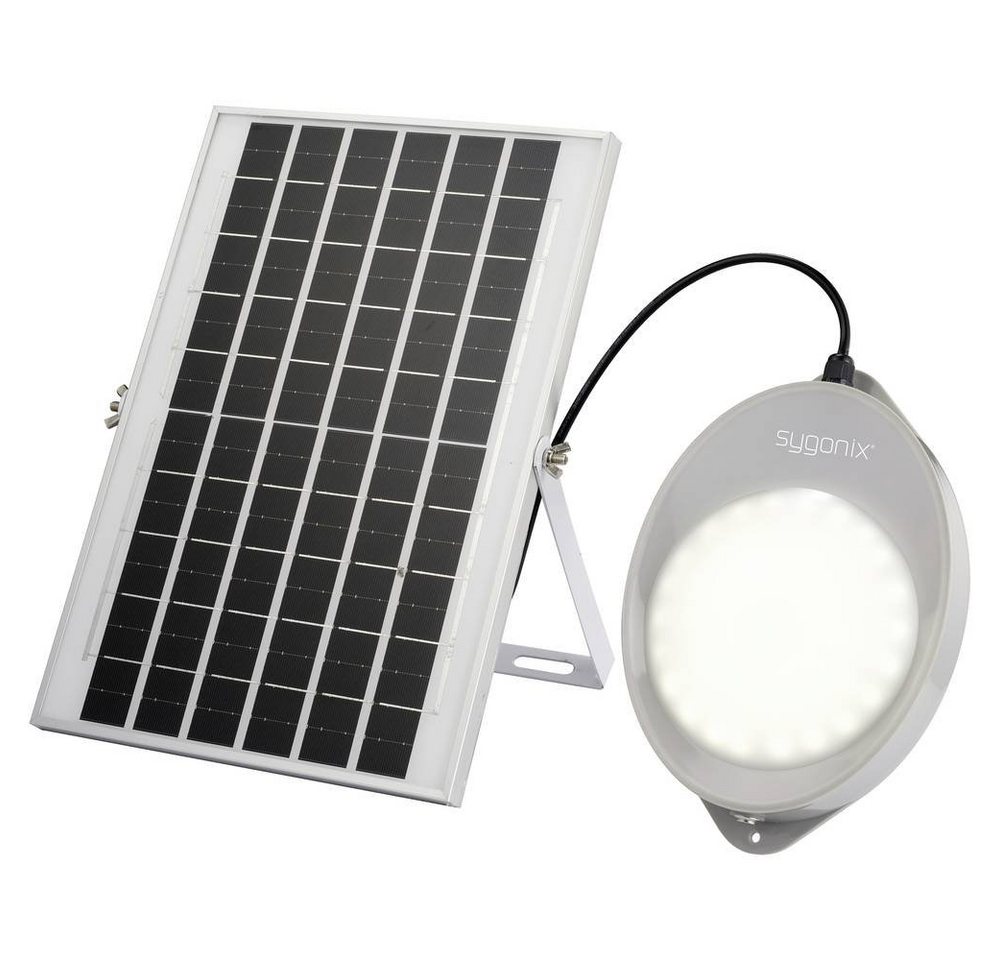 Sygonix LED Solarleuchte SOLAR SENSOR WAND/DECKENLEUCHTE, Akkubetrieb, Mit Sensor, Mit Schalter von Sygonix