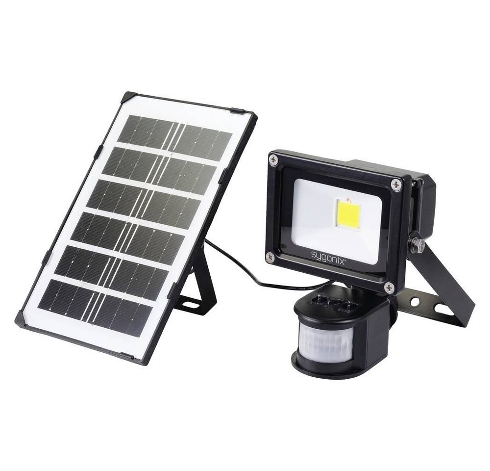 Sygonix LED Solarleuchte Solar LED-Flutlichtstrahler 10W von Sygonix