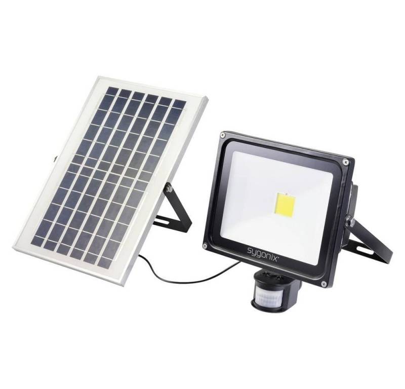 Sygonix LED Solarleuchte Solar LED-Flutlichtstrahler 50W von Sygonix