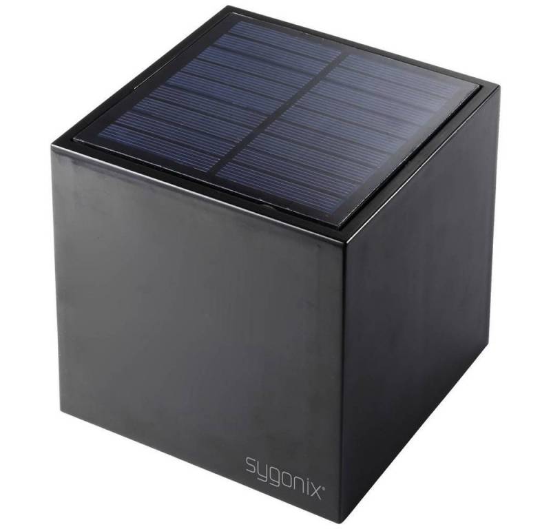 Sygonix Außen-Deckenleuchte Solar Wandleuchte, Akkubetrieb, Mit Schalter, Lichtaustritt nach unten von Sygonix