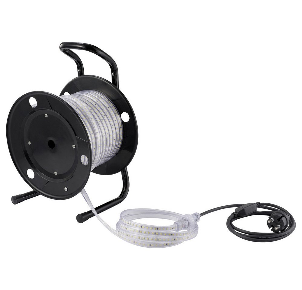 Sygonix LED Stripe Sygonix SY-6700426 LED-Streifen mit Stecker 230 V/AC 25 m Tageslicht von Sygonix